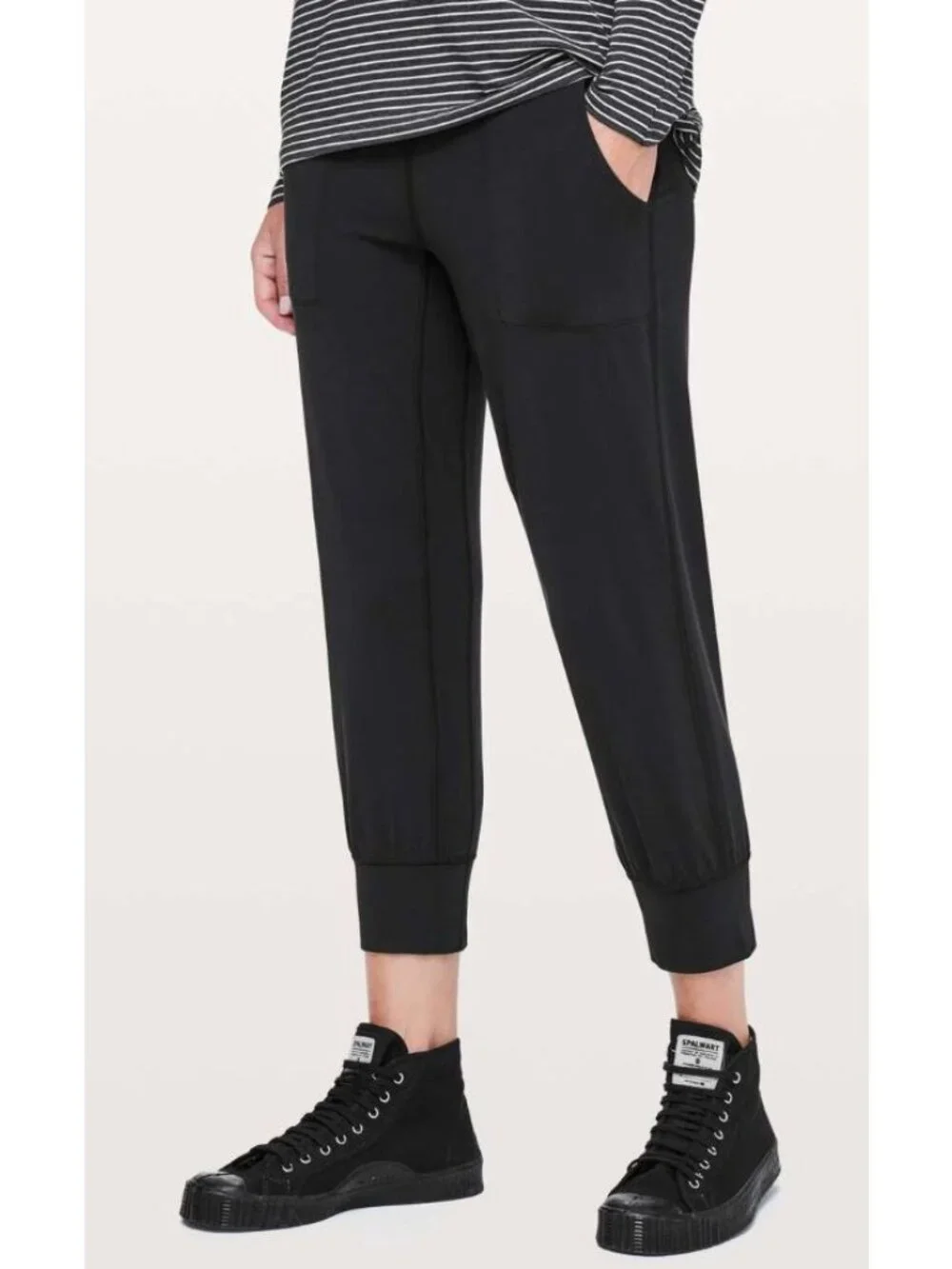 Lululemon Align Jogger Crop Black-sz 6